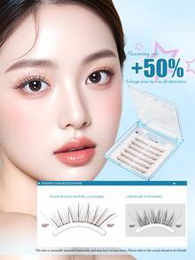 36/60/48/30/72pcs Self-Adhesive False Eyelash Clusters, Mixed Fluffiness And Length Set, No Glue Needed, Fluffy Individual False Eyelashes, Self-Adhesive DIY Eyelash Extension, Pre-Glued Lash Clusters, Natural Lengthening C-Curl Lash Clusters, No Glue Or Makeup Remover Needed, False Eyelashes, Lash Clusters, Individual False Lashes, Eyelashes, False Eyelashes - C - View 6