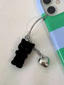 Cute Glowing Colorful Turtle Phone Lanyard, Girls Phone Accessory. Phone Pendant, Phone Charm, Phone Chain, Smartphone Wrist Strap, Girls Phone Shoulder Strap Pendant, Fun Phone Lanyard, Add Charm To Phone, Cute Case Charm, 17 Phone Case Decoration, Keychain Strap, Phone Case Cover, Phone Accessory, Summer Essential Phone Stand (Due To Shooting Angle And Image Magnification, There May Be Some Difference Between The Actual Product And The Image Size) - Turtle - View 1