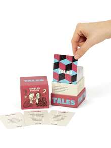 150 Couple Interactive Card Toys Couples Edition Talesk Card Board Game Pink And Purple Design With Box Great Creative Prop To Enhance Relationship Between Couples, Suitable For Dating, Parties, And Travel Surprise And Creative Toy Gift. - Multicolor - View 5