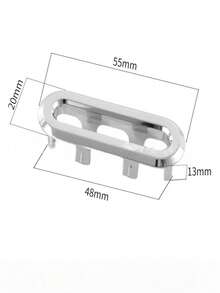 Universal Bathroom Sink Overflow Hole Cover, Round Anti-Leak Anti-Clogging Sink Overflow Hole Decorative Cover - Silver - View 21