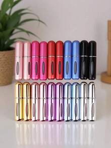 5ml Refillable Travel Perfume Spray Bottle, Essential For Christmas, Refillable Travel Size Perfume Bottle, Perfume Travel Spray Bottle, 1/2/4/10/20 Pcs Mini Refillable Portable Perfume Spray Bottle, Refillable Perfume Spray, Refill Pump Case, Travel And Outdoor Essentials, Holiday Camping Accessories, For Women And Men Fragrance - Multicolor - View 10