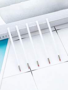 6/10/20 Plastic Tool Pen Replacement Refill, Smooth Writing Ballpoint Pen Replacement Refill, Short Small Replacement Refill, 6.9cm (2.71in) Length, 1.0mm Bullet Plastic Refill. - Sets - View 8