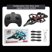 HD Aerial Photography RC Drone With FPV Screen Remote Control, Modular Battery Fighter Jet Quadcopter, 360° Rolling Stunt Toy For Boys - 紅色 - 查看 11