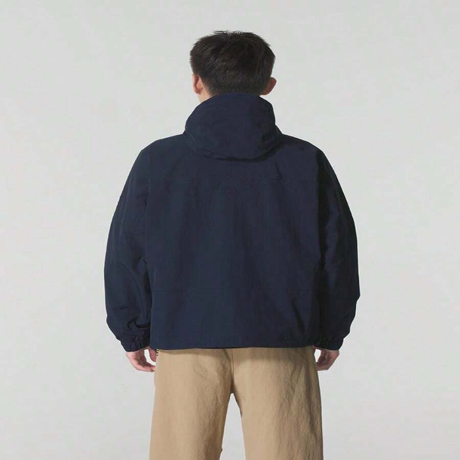 Timberland Woven Jacket Men Outdoor Hiking Windbreaker Waterproof Loose Coat A68XF433 - Royal Blue - View 1