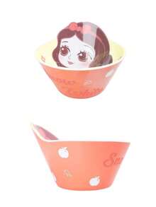 1pc 350ml Disney 3D Cartoon Shaped Bowl, Melamine Soup Bowl, Heat-Resistant Tableware, Cute Creative Household Bowl, Anti-Drop Small Bowl, Mermaid Cartoon Design - Multicolor - View 2