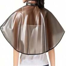 1pc Waterproof Dyeing & Oil Treatment Shawl, Hair Styling Tool - Black - View 3