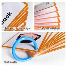 Lachilly 15 Cards Body Parts Cognitive Flash Cards Children Education Enlightenment English Learning Card Montessori Toys - Multicolor - View 6