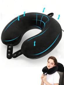 Gối kê cổ du lịch mềm mại có thể điều chỉnh, dùng cho cả nam và nữ, gối tựa đầu, gối máy bay, thích hợp cho máy bay, ô tô và ghế tựa ở nhà, phụ kiện du lịch, hỗ trợ giấc ngủ, kỳ nghỉ, cắm trại, đồ dùng văn phòng, dụng cụ cắm trại - Nhiều màu - Xem 15