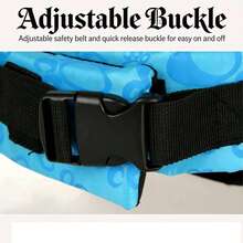 可调节反光大型犬救生衣 | 夏季宠物安全背心 | 增强浮力，适合游泳、冲浪和划船 | 让您的宠物在水中和海里尽情玩耍 - 彩色 - 查看 10