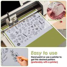 10pcs Water-Soluble Non-Woven Embroidery Backing And Top Cloth, Water-Soluble Embroidery Stabilizer - A4 - View 7