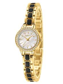 REBIRTH 1pc Women's Minimalist Luxury Versatile Quartz Movement Wristwatch, Suitable For Daily Wear - one-size - View 8