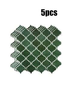 1/5/10pcs Kitchen Backsplash Tiles, Self-Adhesive 3D Embossed Wall Tiles, 12"X12", For Kitchen And Bathroom - Multicolor - View 24