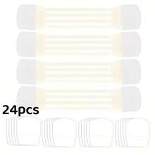 24pcs Transparent Neck Wrinkle Lift Patches - White - View 2
