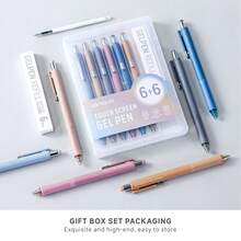 languo 6PCS Stylus Gel Pens With 6 Refills, 0.5mm Smooth Writing Touch Screen Pens For Journaling, School Supplies - 6+6 Combination Set - View 5