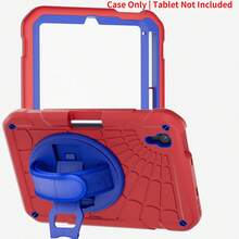 1pc Shockproof And Impact-Resistant Case For 7th/8th/9th/10th Generation Case Mini 6 Mini 7 8.3 Inch Galaxy Tab A8 10.5 Air2 Pro 5th 6th 9.7 Inch, (A16) 11 Inch 11th Generation 2025 11 Inch (A16)Heavy Duty Shockproof Protective Case With Stand, Hand/Shoulder Strap And Pen Holder, Red+Blue - Red and Blue - View 15