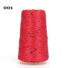 50g Shiny Sequin Crochet Knitting Yarn, DIY Sweater, Bag, Hat Handicraft Materials - Multicolor - View 20