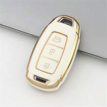 适用于现代汽车的TPU钥匙遥控器保护套，适用于Santa Fe、I30、IX35、Encino、KONA、Solaris、Sonata、Azera、Grandeur、Elantra、Accent等车型，可保护无钥匙进入遥控器。 - 單包 - 查看 15