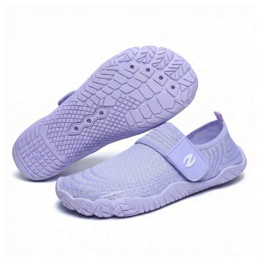 ZIITOP Water Shoes Womens Aqua Yoga Socks Barefoot Swim Pool Beach Shoes For Walking Hiking Diving Surf Ootdoor Water Sports - 淺紫色 - 查看 1