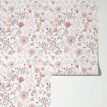 Peel And Stick Boho Pink Floral Peel Stick Wallpaper Contact Paper Removable Se- Adhesive Wallpaper For Walls Bedroom Home Decoration Vinyl Rolls 17.7''x118.1'' - Hồng - Xem 7