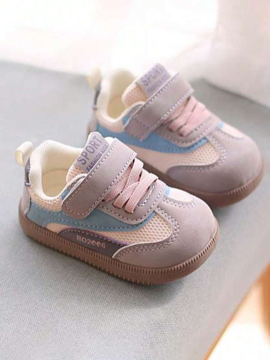 1 Pair Children's Flat Non-Slip Comfortable Fashion Sneakers - Purple - View 1