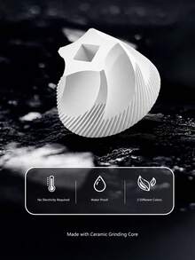 1个手动咖啡研磨机，采用陶瓷锥形磨盘，适用于意式浓缩咖啡、手冲咖啡、法压壶咖啡、摩卡壶咖啡、滴滤咖啡，非常适合办公室、家庭、旅行、露营使用。 - 彩色 - 查看 6