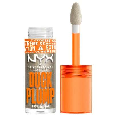 NYX Duck Plump Lip Gloss DPLL20 Quazy Silver 0.23oz / 7ml