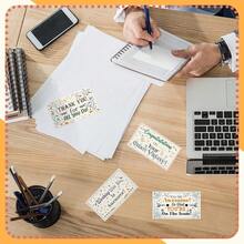 Yeaqee 240 Pcs Employee Appreciation Kudos Cards Funny Blank Back Motivational Card Encouragement Thank You Note Recognition Card For Teacher College Affirmation Gift(Drawing) - Vẽ - Xem 8