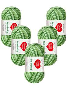 250g 5pcs/Set Ombre Acrylic Yarn Kit, Suitable For Weaving Bags, Scarves, Shawls, Clothing And DIY Wallet Making - Variegated Yarn - View 21