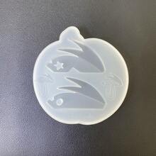 Matte Apple Pendant Resin Casting Mold, Silicone Mold Accessories, Resin Liquid Mold, Resin Keychain Silicone Mold, Resin Mold - Silicone - View 3