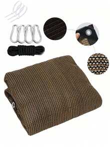 Outdoor Sun Shade Net With Grommets - High-Quality Sun Shade Fabric Fence, Durable And Tear-Resistant, Easy To Install, Suitable For Balcony, Yard And Pool, Provides Excellent Sun Shading, Shading And Privacy Protection, With Bound Edges And Grommets - Multicolor - View 8