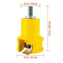 Tenon Cutter, 1.5" / 38 Mm Diameter, With Dual Curved Blades & Button Screws Home Master Kit, Premium Aluminum & Steel Log Furniture Cutter, Commercial Woodworking Tool For Home Beginner DIY - 1.5" / 38 Mm, Curved Blades - View 10
