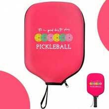 Pickleball Paddle Cover - Pickleball Paddle Sleeve, Pickleball Paddle Protector - Pink - View 2