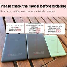 Funda suave de silicona con protección envolvente en los bordes, para Kindle Paperwhite 12th Gen 7 pulgadas, Kindle Basic 11th Generation 6 pulgadas, 11th Generation - Lanzamiento 2024 - Multicolor - Ver 6