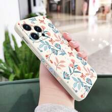 Soft Garden Flowers Pattern Case Compatible With Iphone 17 Air 16 16e 15 Pro Max 14 Plus 13 12 11 8 7 X XS XR ForSamsung Galaxy S25 Ultra S24 Plus S23 FE S22 S21 S20 S10 A56 A55 A54 A53 A52 A51 A36 A35 A34 A33 A32 A31 A26 A25 A24 A23 A22 A17 A16 A15 A14 A13 A12 A07 A06 4G 5G Compatible With Xiaomi 15T 14T 13T 12T 11T Pro 15C 14C 13C 12C 10C Note 15 14 13 12 11 10 9 8 Poco F7 M7 X7 F6 X6 M6 X5 M5 M5S X4 M4 M3 F3 X3 GT Compatible With Huawei P40 Lite P30 P20 P Smart 2019 Fashion Cover Creative Design Cover - White - View 4