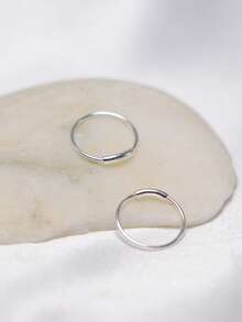 1件925纯银扭纹鼻环鼻钉耳骨耳廓穿刺饰品，22G 8毫米 - 白色 - 查看 4