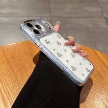 1个银色樱桃树脂手机壳，防震时尚手机套，适用于 - 彩色 - 查看 8