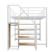 Bed Bases & Foundations - White + Metal + 140cm*200cm-1 - View 7