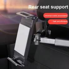 360 Degree Rotatable Tablet Headrest Mount Holder, Ideal For Backseat Travel And Road Trips - A - View 6