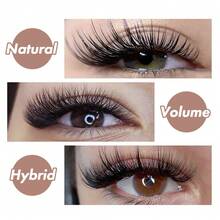 12Rows Classic Individual Eyelash Extension 8-20mm&Mix C/D 0.07 Lashes Matte Black Professional Soft Natural - View 5