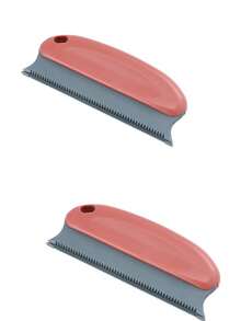 Pet Hair Cleaning Brush, Dual-Tooth Deshedding Tool, Made Of ABS Material, Suitable For Cleaning Pet Hair On Clothes, Carpets, Sofas, Bedding, Curtains, Household Pet Hair Removal Cleaning Supplies - Multicolor - View 18