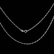 1 Chiếc dây chuyền bạc S925 dành cho nữ, dây mảnh, không gây dị ứng, thanh lịch và thời trang, dây chuyền đeo xương quai xanh, dài 40/45/50/55/60cm, dây chuyền bạc thời trang, món quà hoàn hảo cho Ngày Valentine, kỷ niệm, sinh nhật và Lễ Tạ ơn. - Bạc - Xem 34