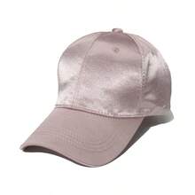 Satin Baseball Cap For Women Men - Solid Color Silk Sun Hat Summer Spring Casual Adjustable Trucker Hat - A - Xem 11