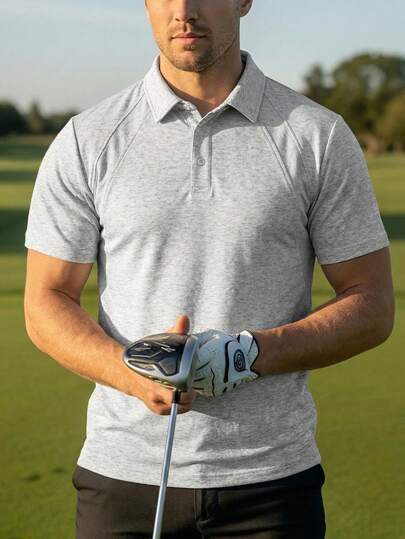 2pcs Men's Comfortable Classic Polo Shirt, Men's Polo Shirt, Men's T-Shirt, Business Casual Style, Machine Washable, Easy Care, Suitable For Summer Commuting, Sports, Business, Daily Wear, Boyfriend Gift