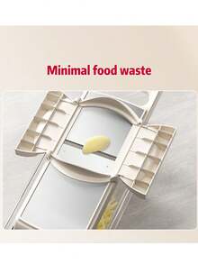 New Upgraded Multi-Function Vegetable Chopper Mandoline Slicer Set - Manual Food Chopper/Grinder With Container, Handheld Onion Chopper With Interchangeable Blades, ABS Plastic Kitchen Tool, Suitable For Home Use - White - View 9