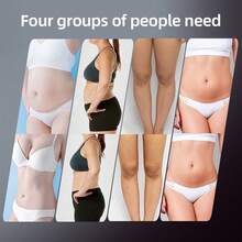 Hailicare 4-In-1 Wireless Handheld Electronic Skin Massager, Body Shaping Massager, Fat Burning & Body Shaping Device For Abdomen, Waist, Arms, Legs, Buttocks - Black - View 5