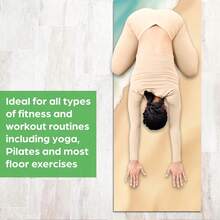 1pc 71*22inch Yoga Mat, Various Floral Patterns Available - Non-Slip Wear-Resistant Extra Wide & Thick Fitness Mat, Home & Professional Beginner Yoga Training Mat - Multicolor - View 3