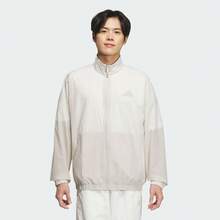Adidas 男士 ST FL MH WV JKT 梭织连帽夹克 JZ8410 - 白色 - 查看 4
