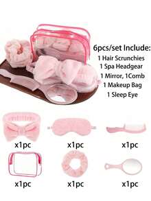 Món quà hoàn hảo dành cho phái nữ: Bộ quà tặng tiệc SPA 8 món, được thiết kế đặc biệt cho phái nữ. Bao gồm: Hộp đựng trang sức, băng đô, vòng tay, dây buộc tóc, kẹp tóc, túi đựng mỹ phẩm và gương. Lý tưởng cho tiệc độc thân, quà tặng cho phù dâu, Ngày Valentine, Ngày của Mẹ và dịp tựu trường. - Xem 10