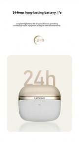 Auriculares inteligentes Lenovo AI X600, semiintraaurales, con cancelación activa de ruido, Bluetooth y traducción para conferencias. - Ver 8