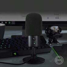 Foam Microphone Windscreen - Mic Cover Pop Filter Customized For Seiren X Streaming Microphone - one-size - View 5